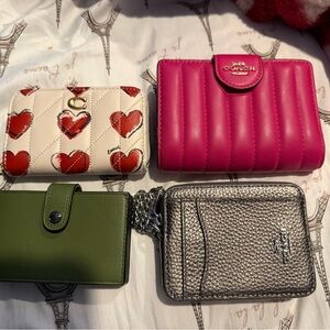 Coach branded wallet LOT